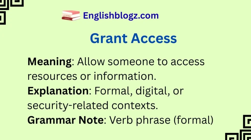 Grant Access